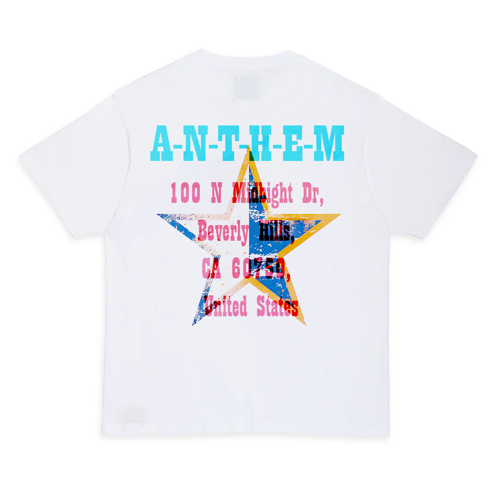 ANTHEM Star Address Tee – Retro Signal