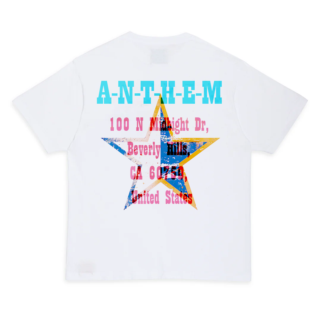ANTHEM Star Address Tee – Retro Signal