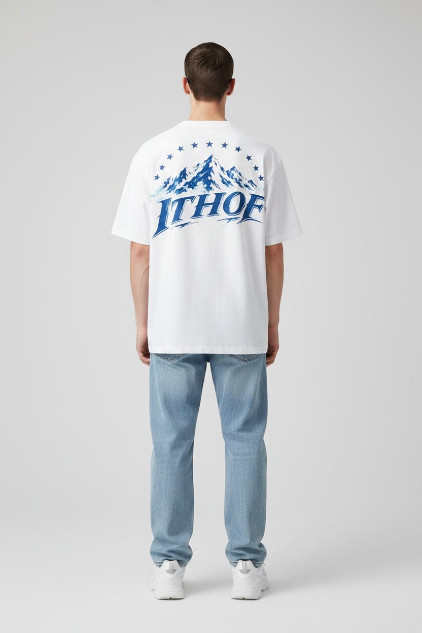 ITHOF Northern Peaks Tee – White Edition