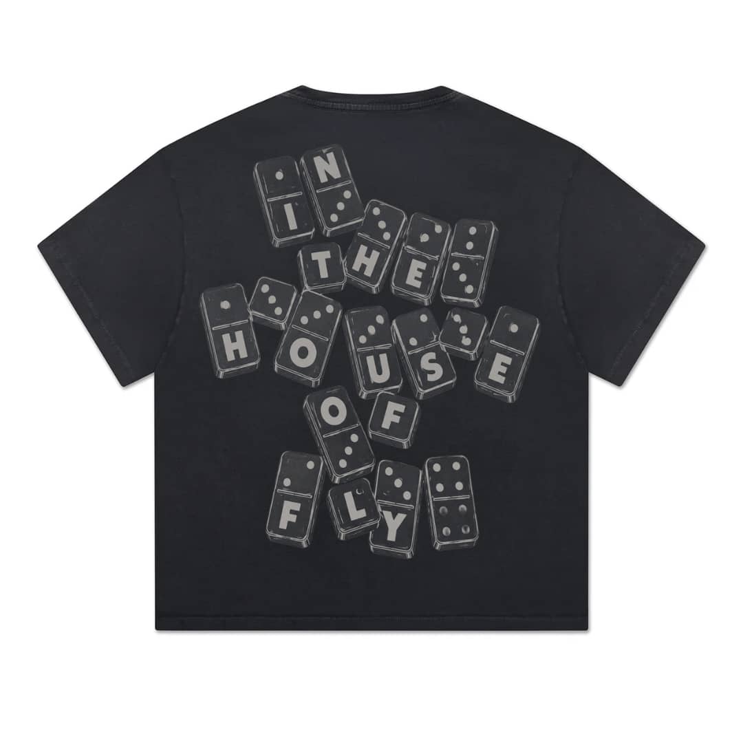 ITHOF Domino Noir Tee – Black (SS26 Collection)
