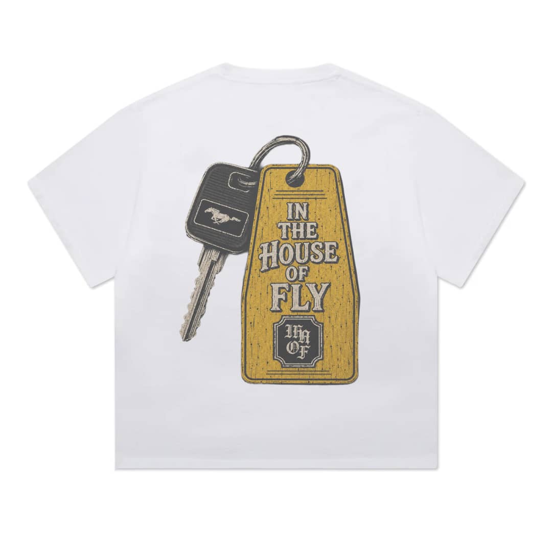 ITHOF Motel Key Tee – White (SS26 Collection)