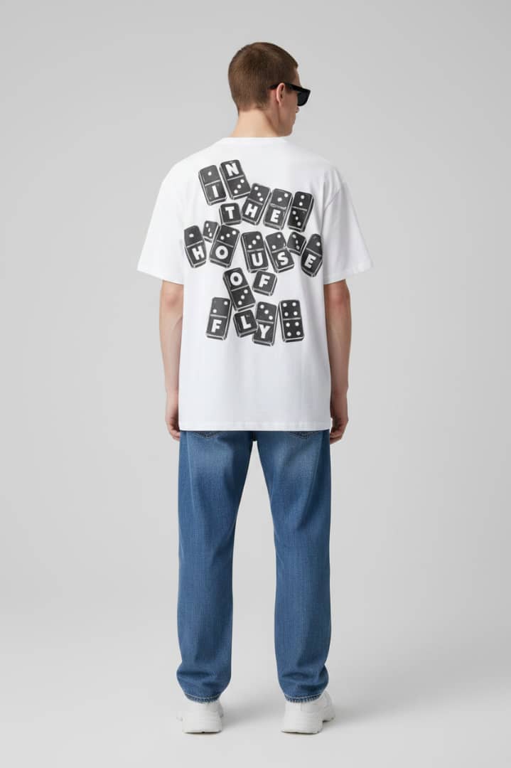 ITHOF Domino Oversized Tee – White | SS26 Collection