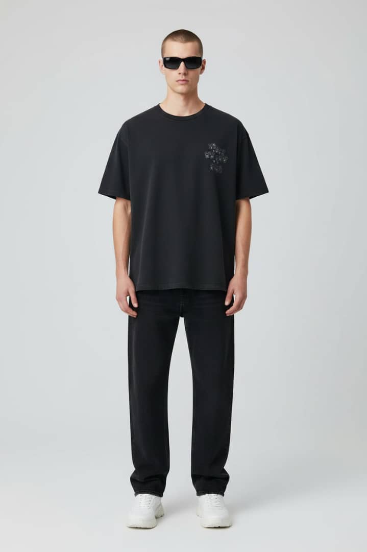 ITHOF Domino Noir Tee – Black (SS26 Collection)