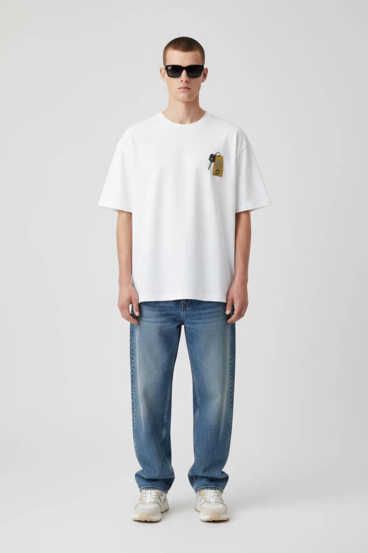 ITHOF Motel Key Tee – White (SS26 Collection)