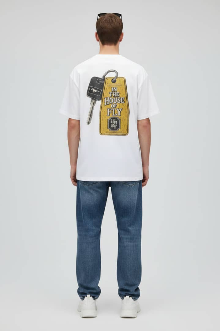 ITHOF Motel Key Tee – White (SS26 Collection)