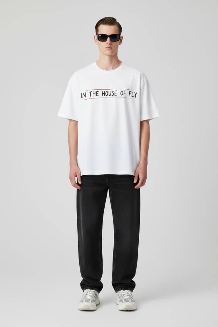 ITHOF Swan Garden Tee – White (SS26 Collection)