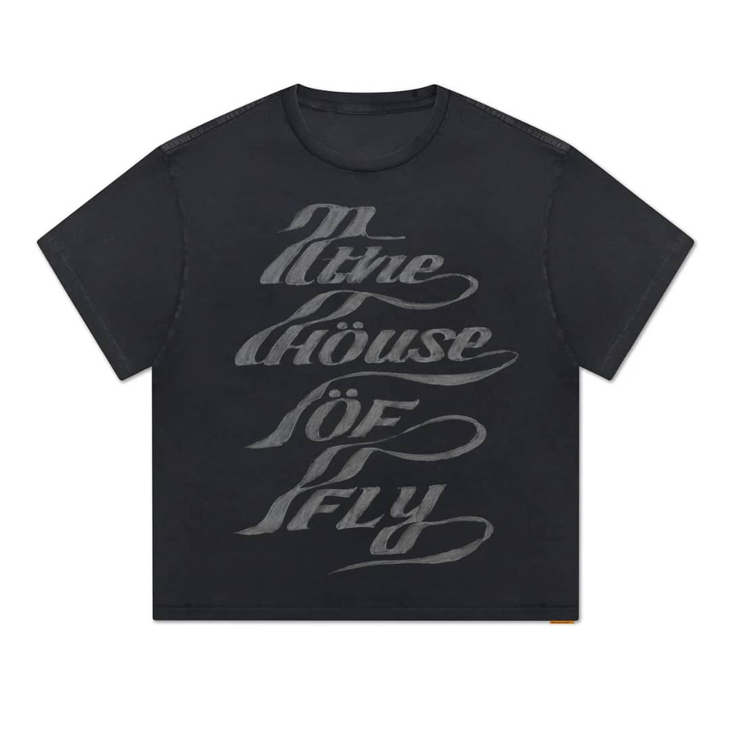 ITHOF Midnight Script Tee – Black (SS26 Collection)