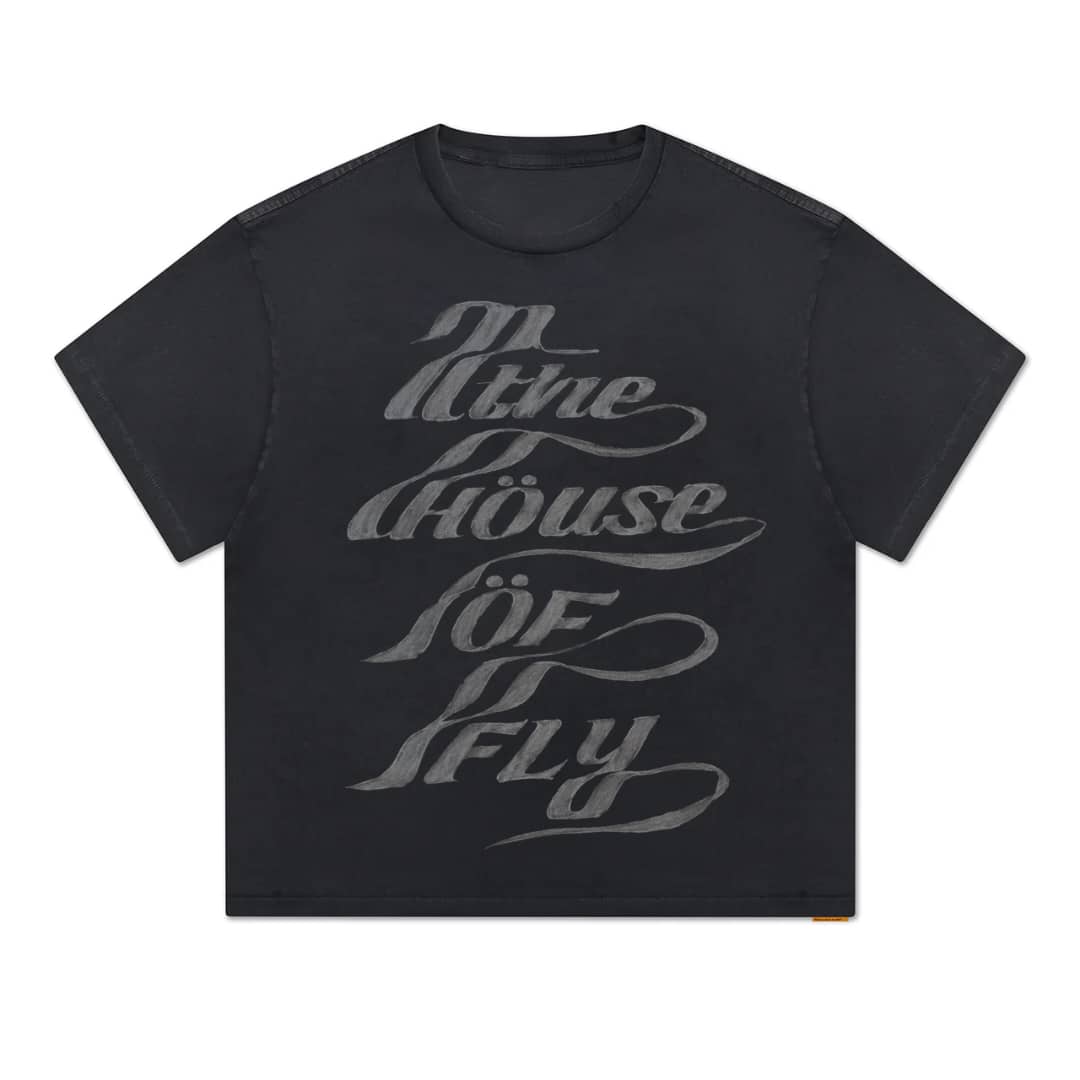 ITHOF Midnight Script Tee – Black (SS26 Collection)