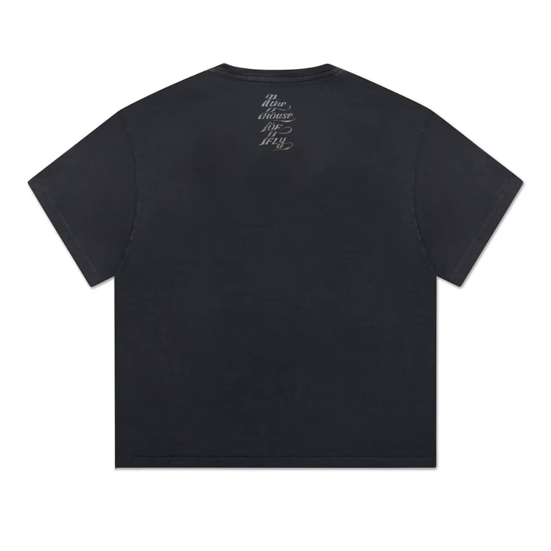 ITHOF Midnight Script Tee – Black (SS26 Collection)
