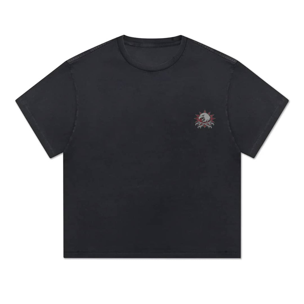 ITHOF Crimson Eagle Tee – Black (SS26 Collection)