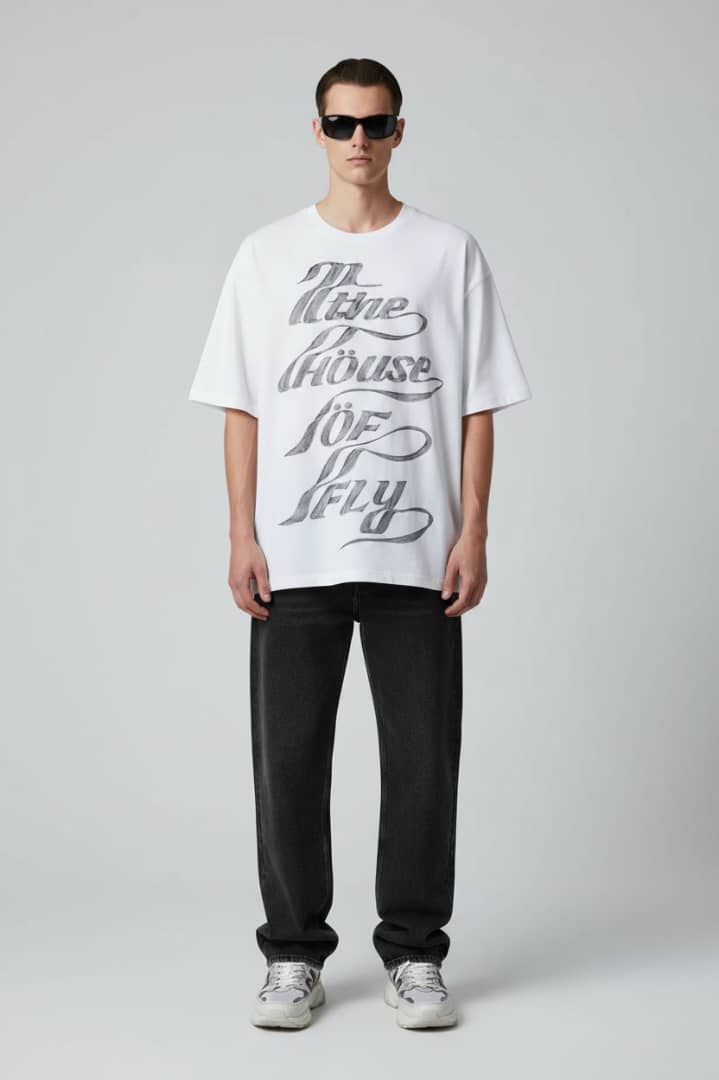 ITHOF Script Logo Tee – White (SS26 Collection)