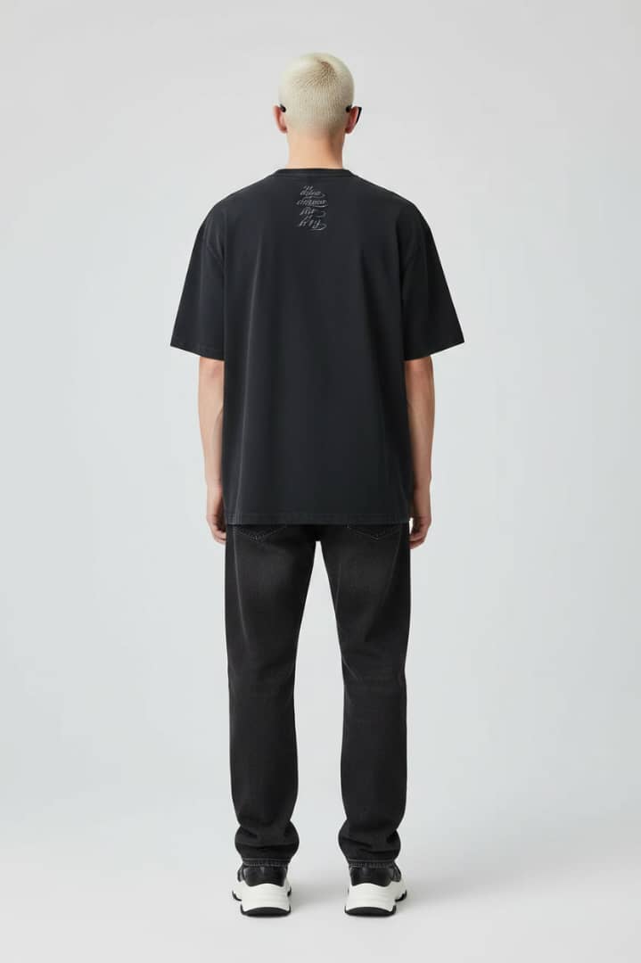 ITHOF Midnight Script Tee – Black (SS26 Collection)