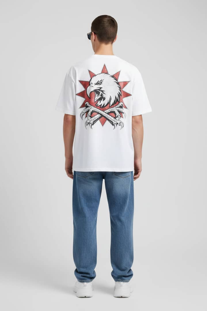 ITHOF Eagle Crest Tee – White (SS26 Collection)
