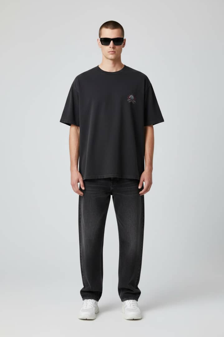 ITHOF Crimson Eagle Tee – Black (SS26 Collection)