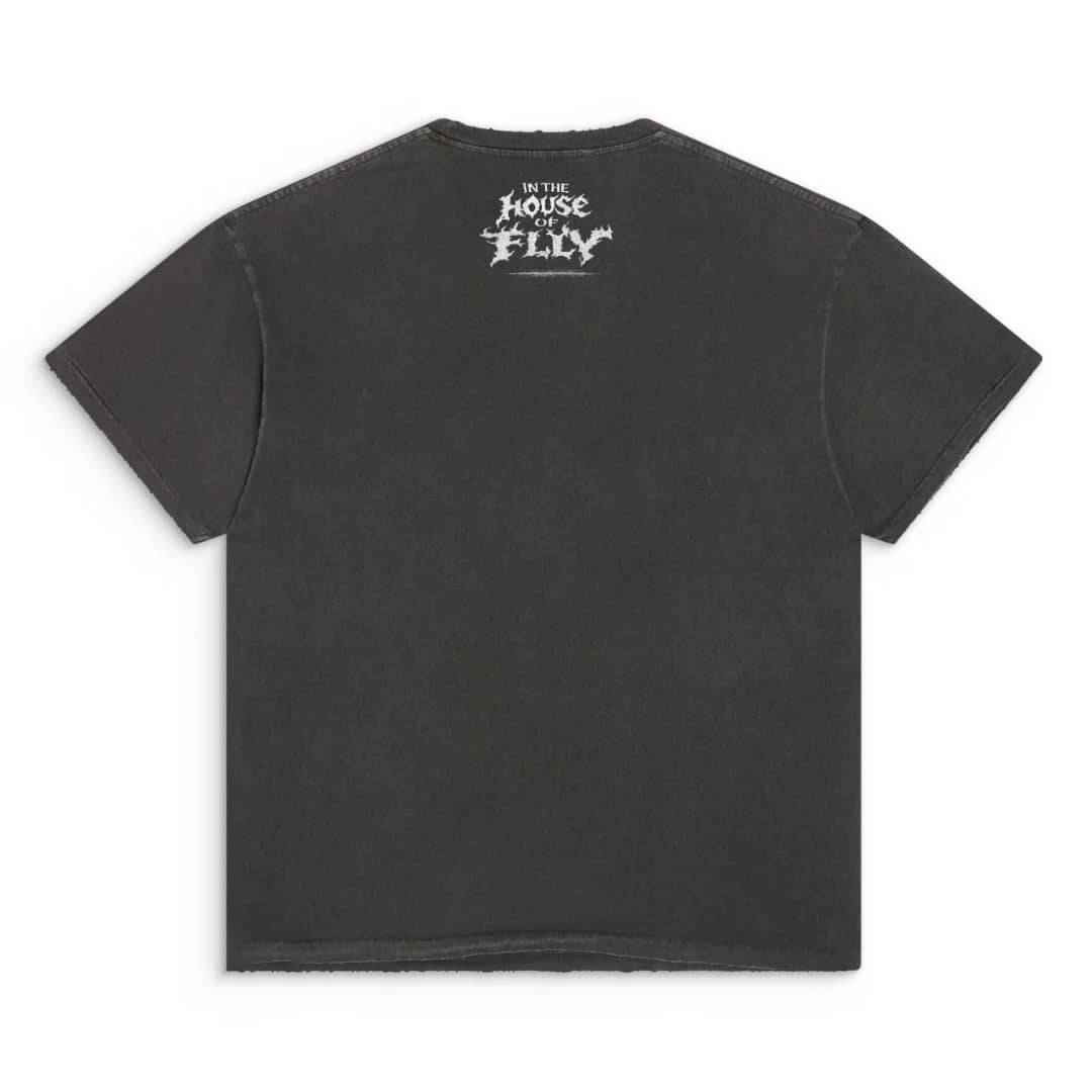 ITHOF Inferno Logo Tee – Vintage Black (SS26 Collection)