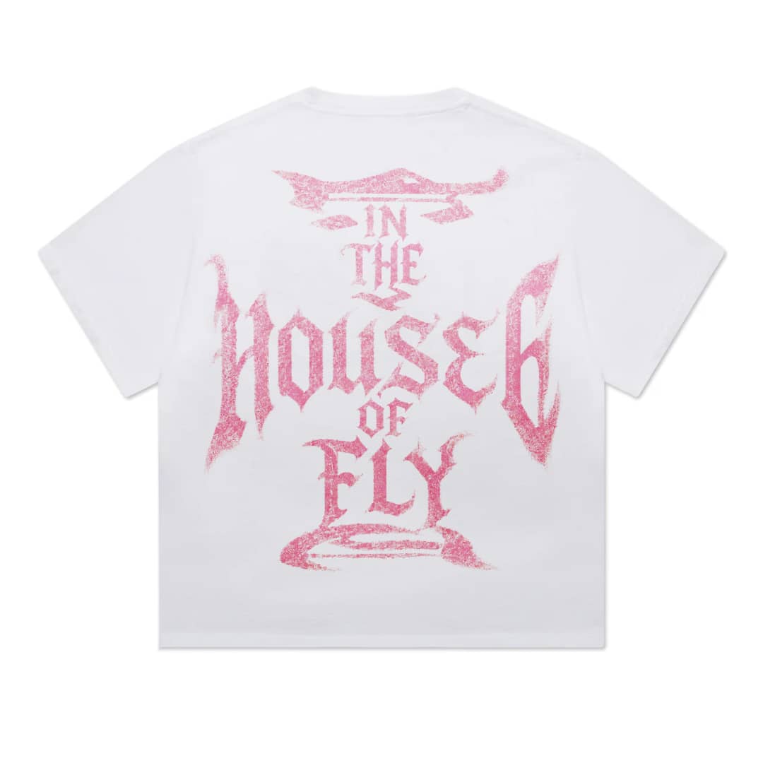 ITHOF Crimson Gothic Tee – White (SS26 Collection)