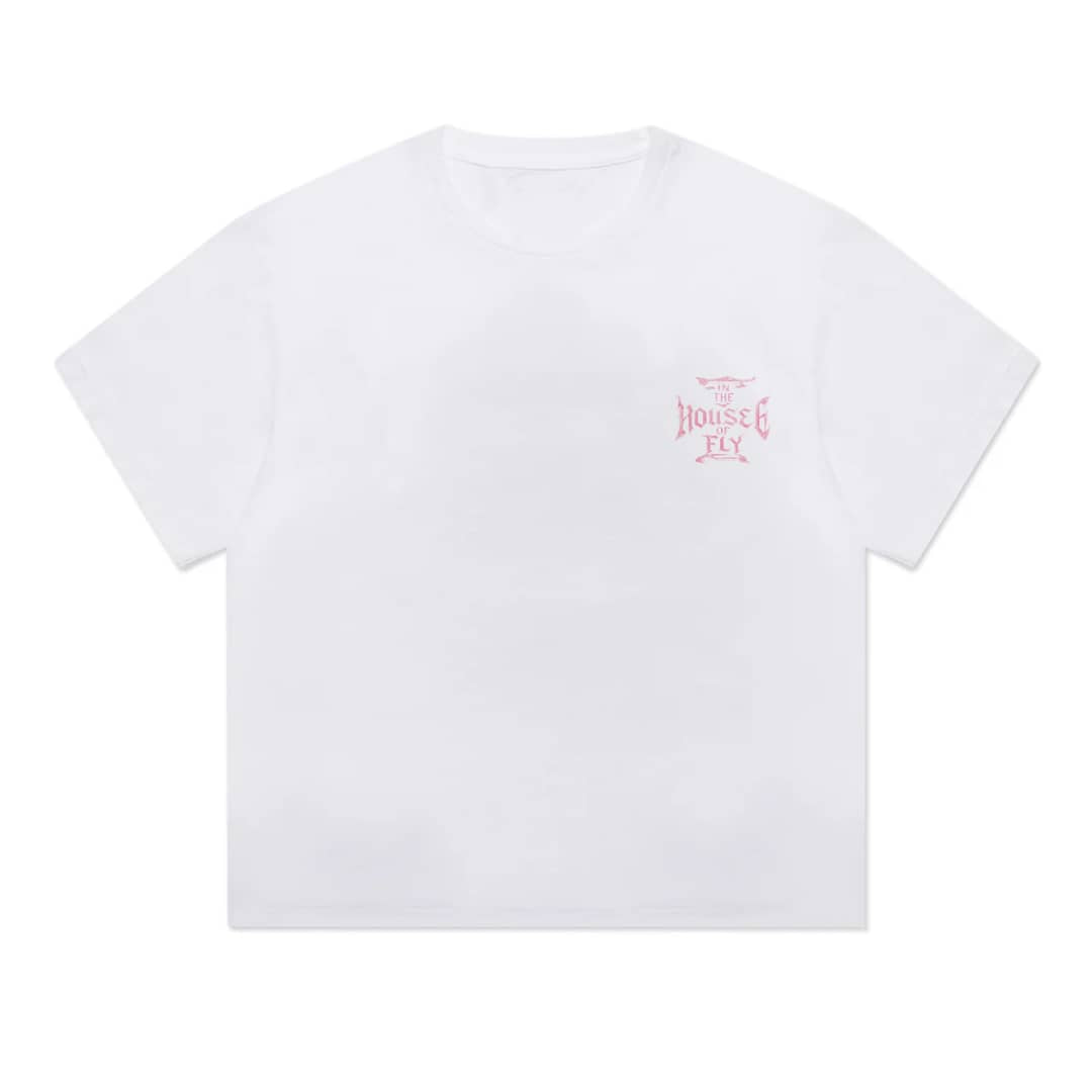 ITHOF Crimson Gothic Tee – White (SS26 Collection)