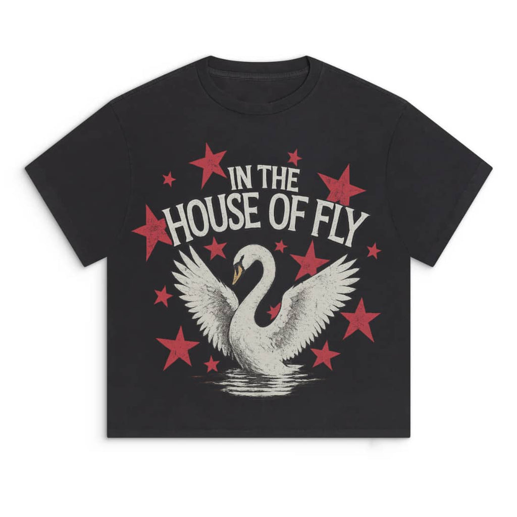 ITHOF Swan of Stars Tee – Black (SS26 Collection)