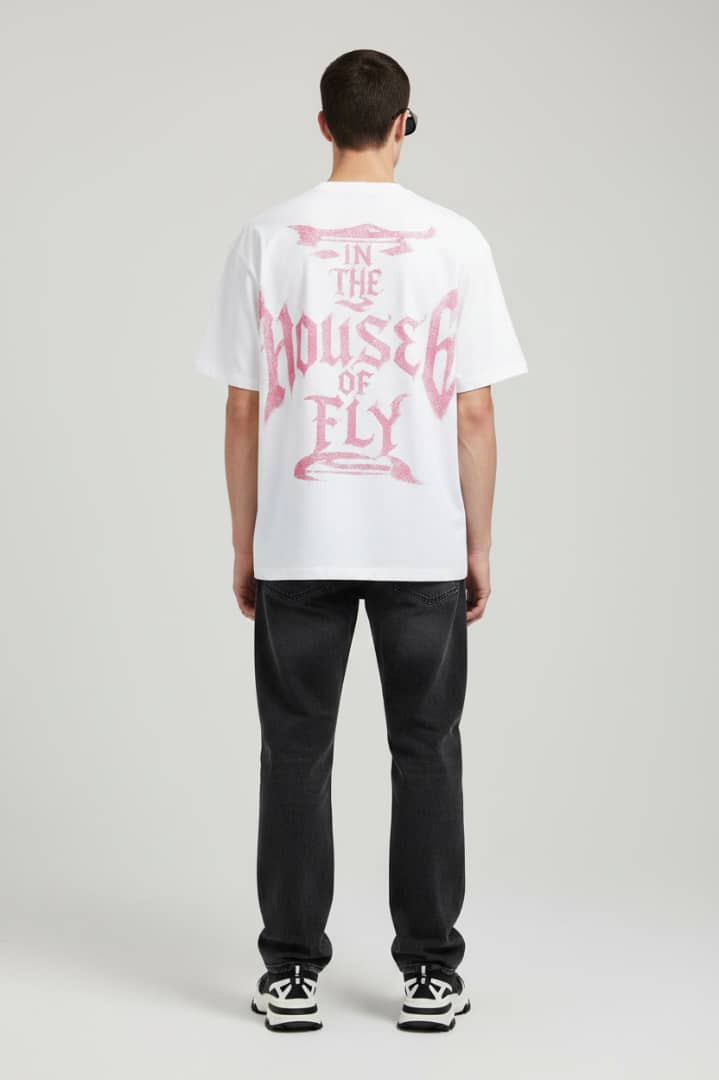 ITHOF Crimson Gothic Tee – White (SS26 Collection)