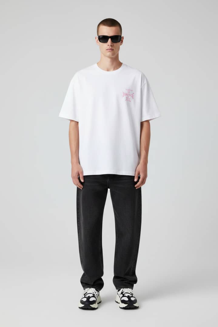 ITHOF Crimson Gothic Tee – White (SS26 Collection)