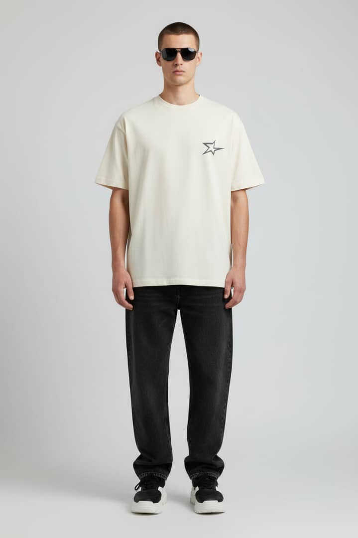 ITHOF Starlight Motion Tee – Cream (SS26 Collection)