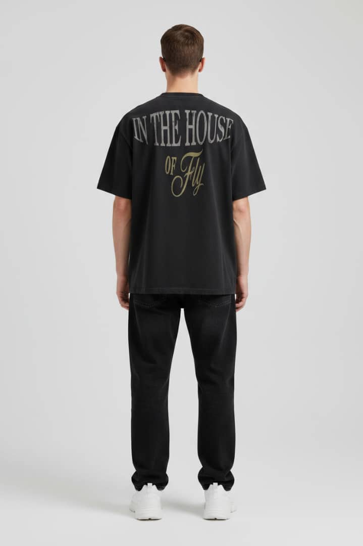 ITHOF Golden Swan Tee – Black (SS26 Collection)