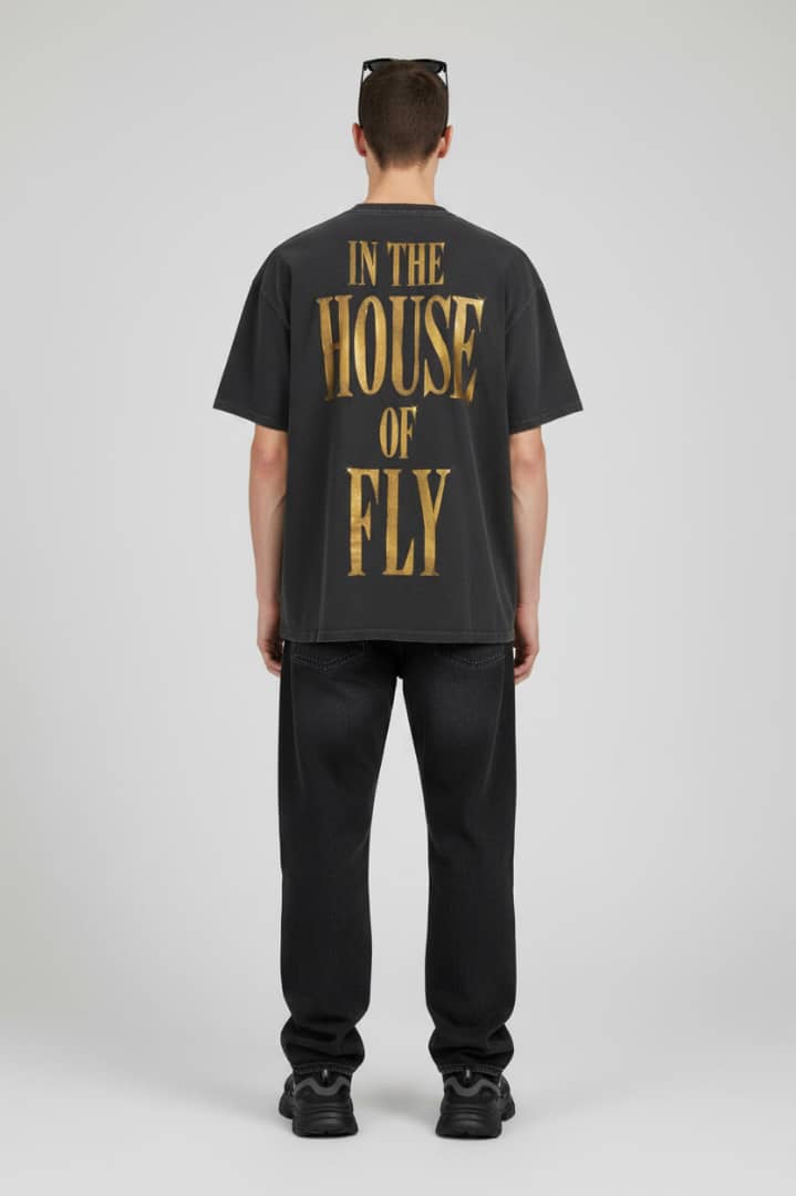 ITHOF Golden Muse Tee – Black (SS26 Collection)
