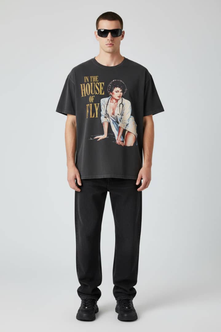 ITHOF Golden Muse Tee – Black (SS26 Collection)