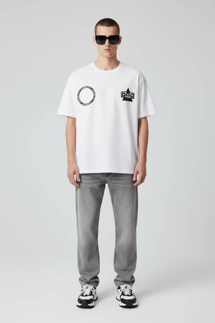 ITHOF Soundwave Tee – Vintage White (SS26 Collection)