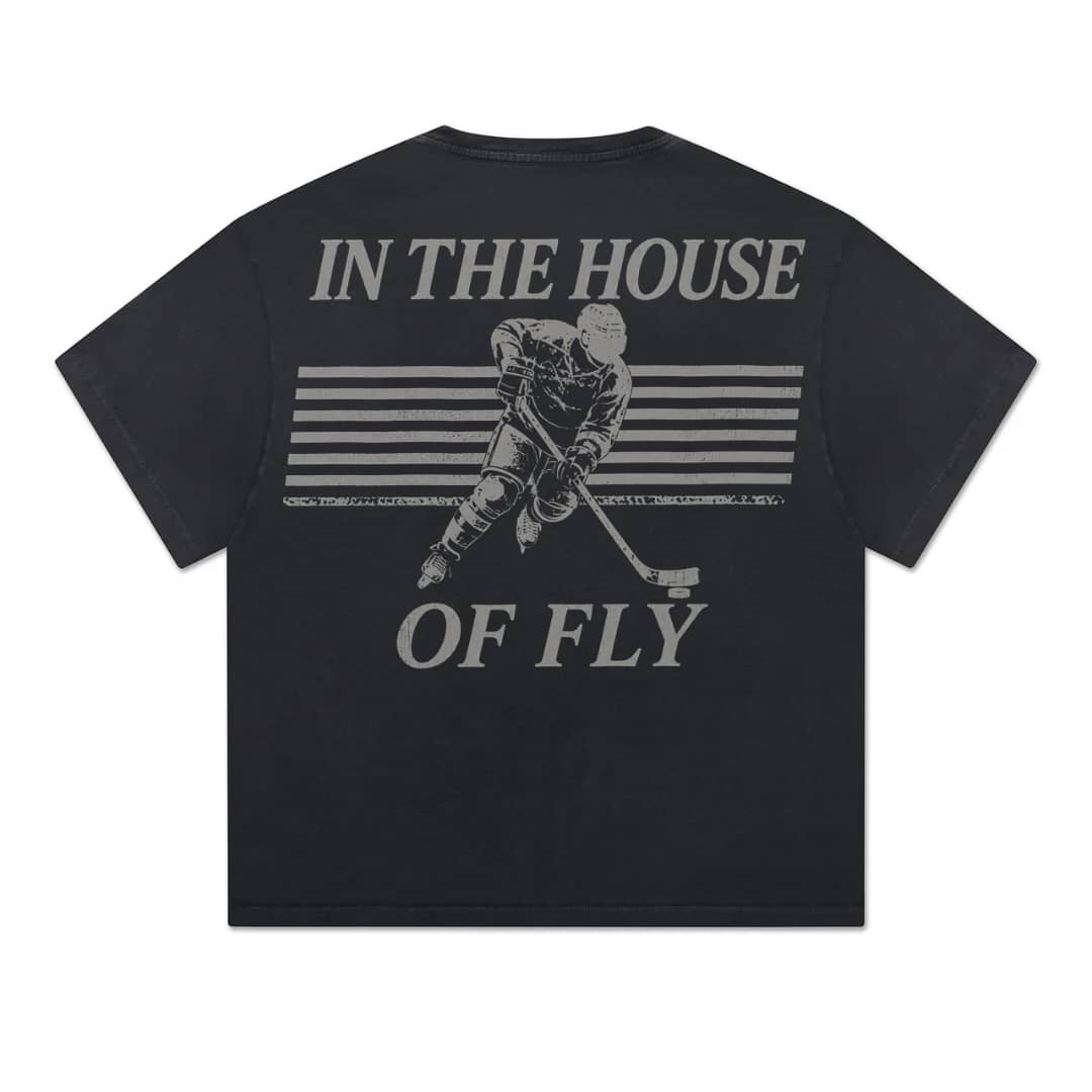 ITHOF Ice Hockey Tee – Vintage Black