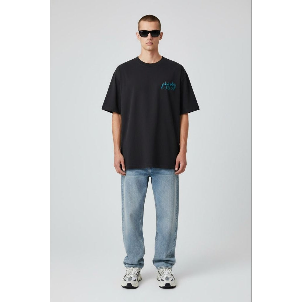 ITHOF Blue Flame Tee – Black Edition